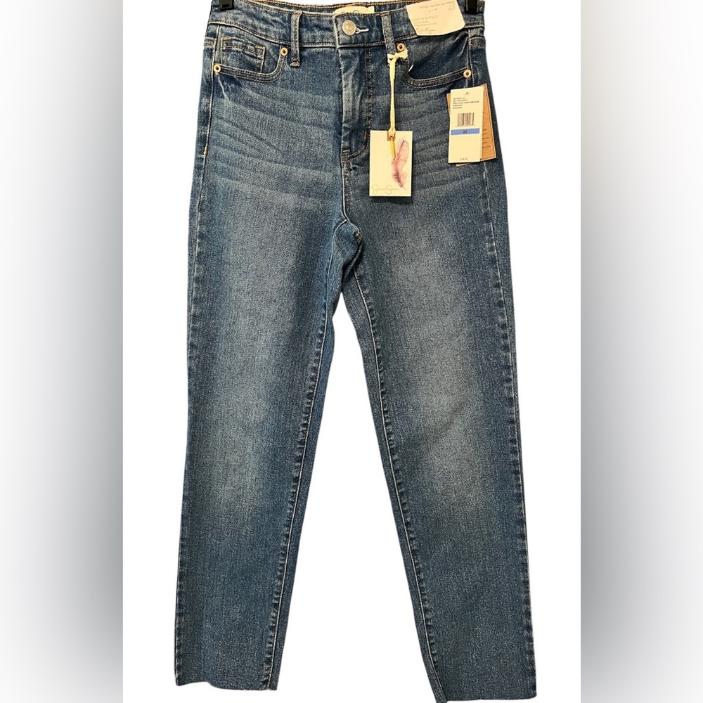 Jessica Simpson Spotlight High Rise Slim Straight Jeans – Size 25